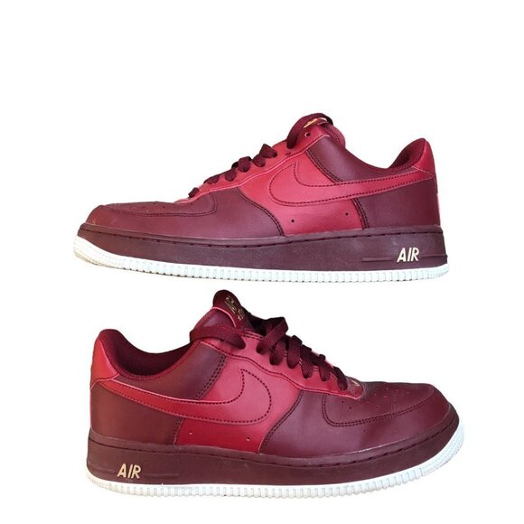 2018 Nike Air Force 1 Low '07 Team Red Summit White Size 8 - Picture 2 of 9